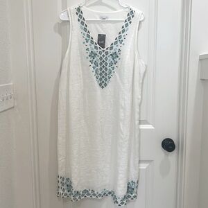 100% linen dress NWT by J. Jill